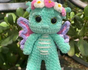 Pilz Sprite Schmetterling Amigurumi Häkelanleitung (Digitales PDF)