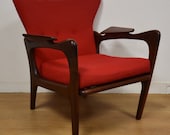 Adrian Pearsall Wing Back Lounge Chair