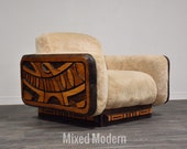 Router Cut Abstract Lounge Chair