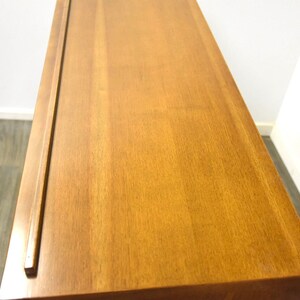 Walnut MCM Bookcase Display Cabinet image 8