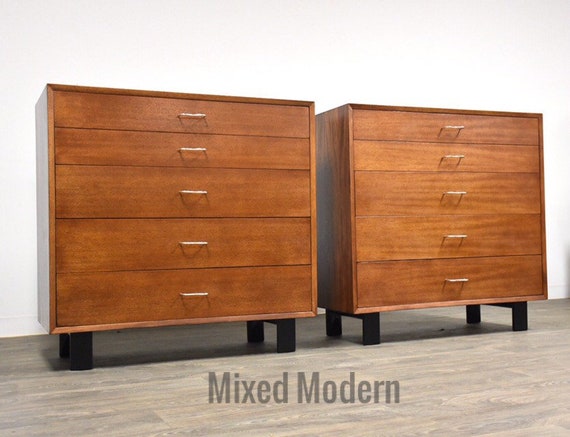 George Nelson For Herman Miller Dressers A Pair Etsy