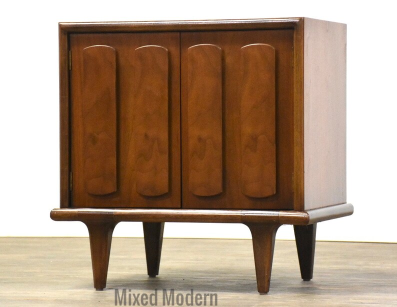 American of Martinsville Walnut Nightstand image 1