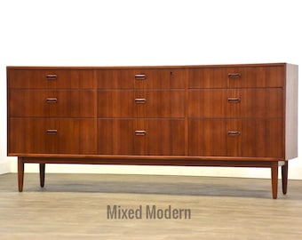 Danish Modern Teak Dresser by Falster