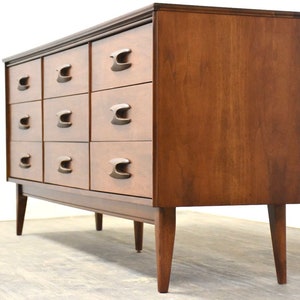 Walnut Long Dresser by Bassett image 2