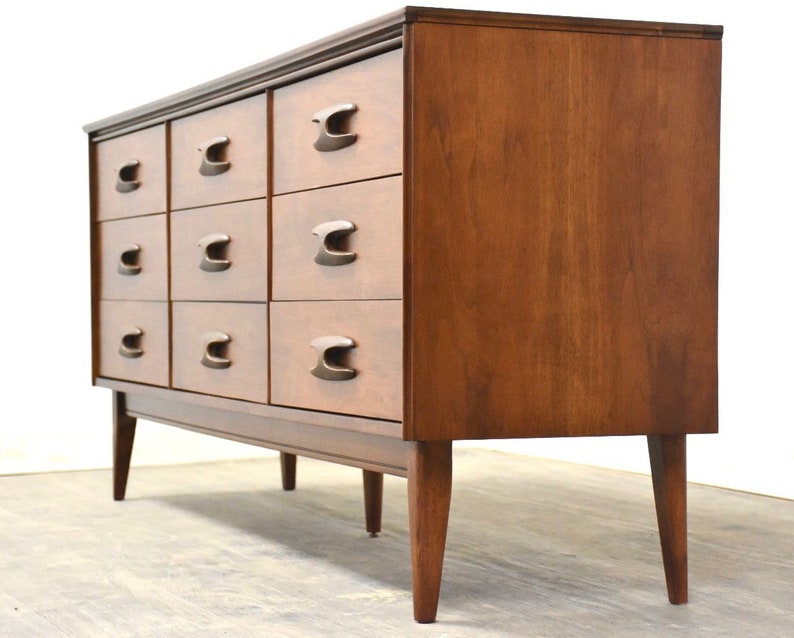 Walnut Long Dresser by Bassett image 2