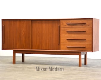 Danish Modern Teak Credenza