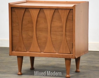 Mid Century Modern Walnut Nightstand