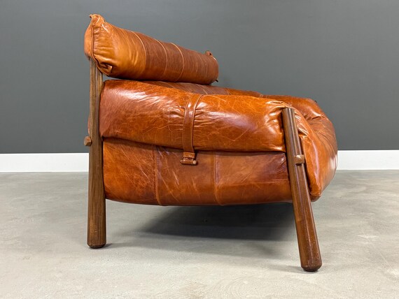 Percival Lafer Leather MP-81 Brazilian Sofa - Etsy