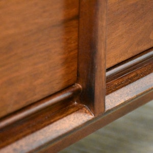 Refinished Mid Century Walnut Dresser image 8