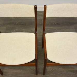 Danish Modern Teak Dining Chairs Set of 4 image 2