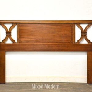 Mid Century Walnut Queen Headboard image 1