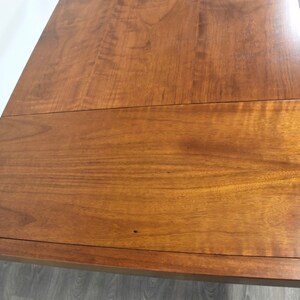 Walnut and Aluminum Dining Table image 3