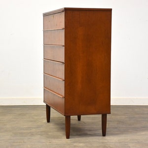 Danish Modern Teak Petite Tall Dresser image 2