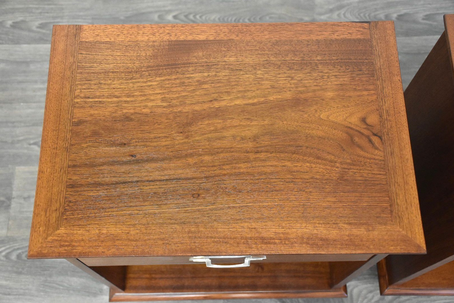 Lane Walnut MCM Nightstands A Pair Etsy