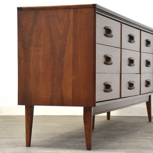 Walnut Long Dresser by Bassett image 3