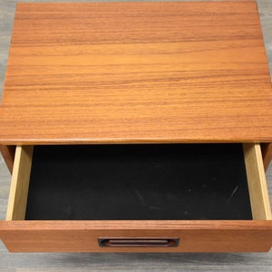 Danish Modern Small Teak Nightstand image 5