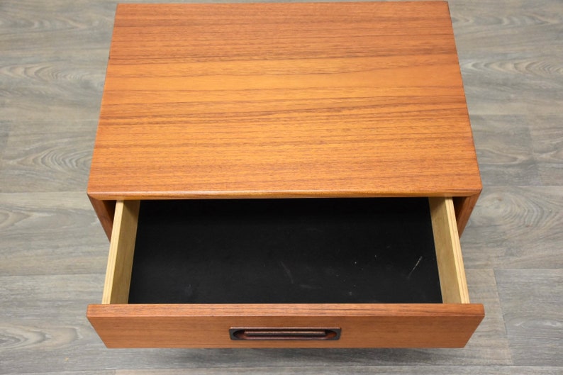 Danish Modern Small Teak Nightstand image 5