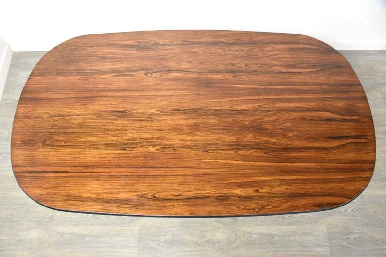 Eames Aluminum Group Rosewood Dining Table image 4