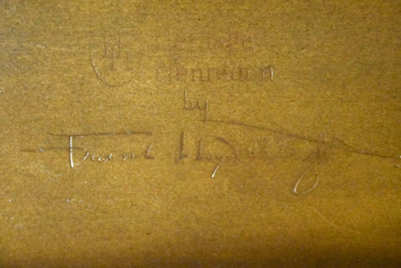 Frank Lloyd Wright for Henredon Taliesin Coffee Table or Bench image 9