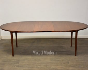 Cherry and Burl Oval Table by Directional
