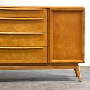 Refinished Maple Credenza by Heywood Wakefield image 8