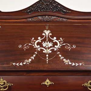 R.J. Horner Mahogany Secretary Desk image 4