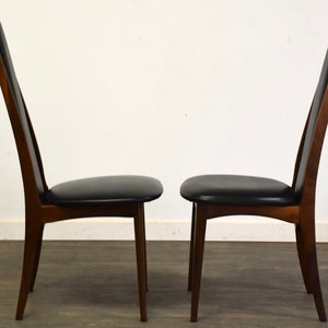 Walnut Dining Chairs Set of 4 image 6