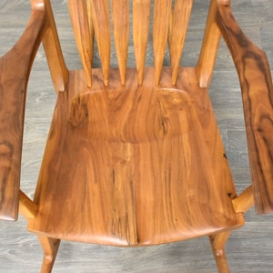 Modern Walnut Sam Maloof Style Rocking Chair image 6