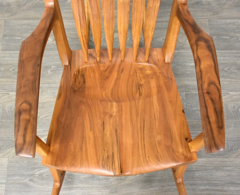 Modern Walnut Sam Maloof Style Rocking Chair image 6