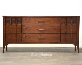 Walnut Long Dresser by Kent Coffey “Perspecta”