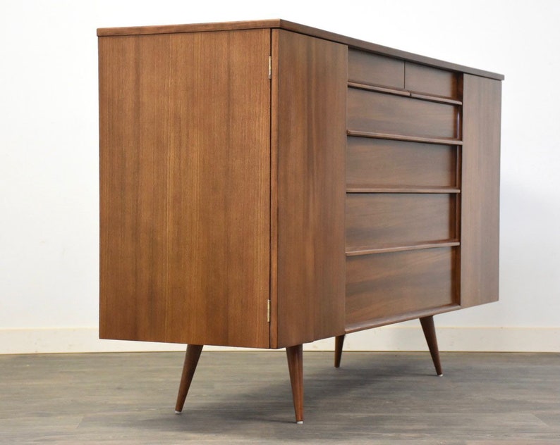 Drexel Walnut Credenza Sideboard 画像 3