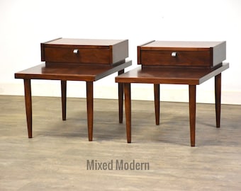 American of Martinsville End Tables - A Pair