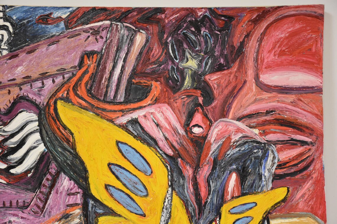 Large 6' Abstract Impressionist Painting by Atura Etsy