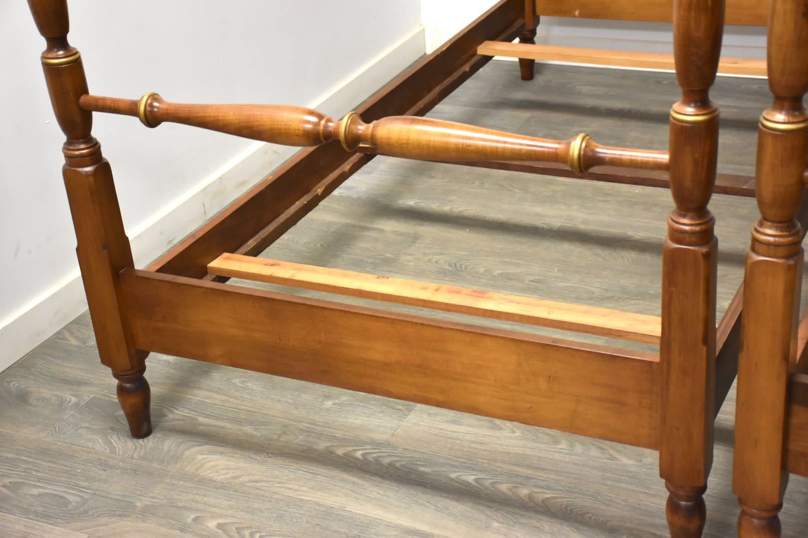 Stenciled Maple Twin Beds by Hitchcock- a Pair - Etsy