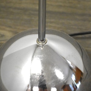 MCM Globe Chrome Floor Lamp image 7