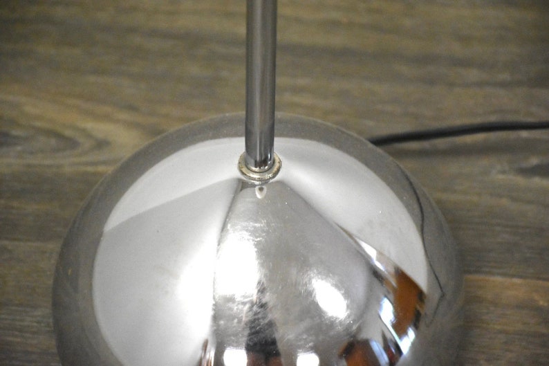 MCM Globe Chrome Floor Lamp image 7