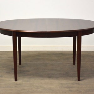 Danish Modern Rosewood Oval Dining Table image 7