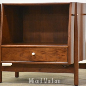 Refinished Kipp Stewart Declaration Walnut Nightstand image 1