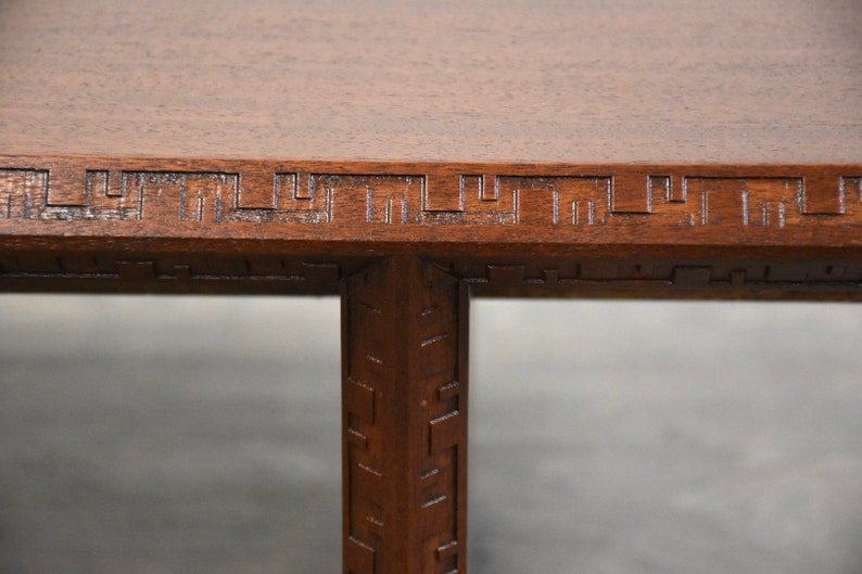 Frank Lloyd Wright for Henredon Taliesin Coffee Table or Bench image 8