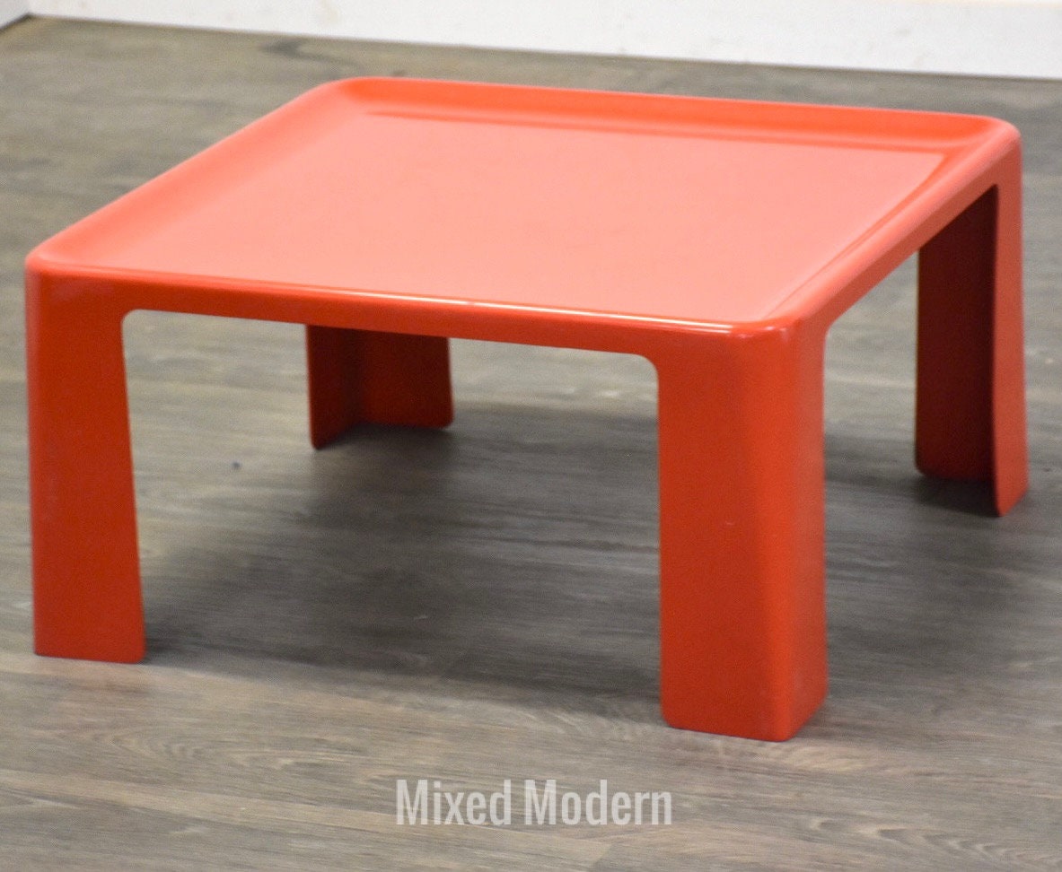 Mario Bellini Amante Orange Coffee Table - Etsy
