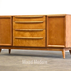Refinished Maple Credenza by Heywood Wakefield image 1