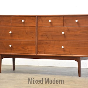 Refinished Kipp Stewart Walnut Dresser for Drexel image 1