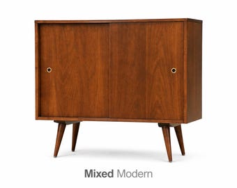 Refinished Paul McCobb Planner Group Cabinet Credenza