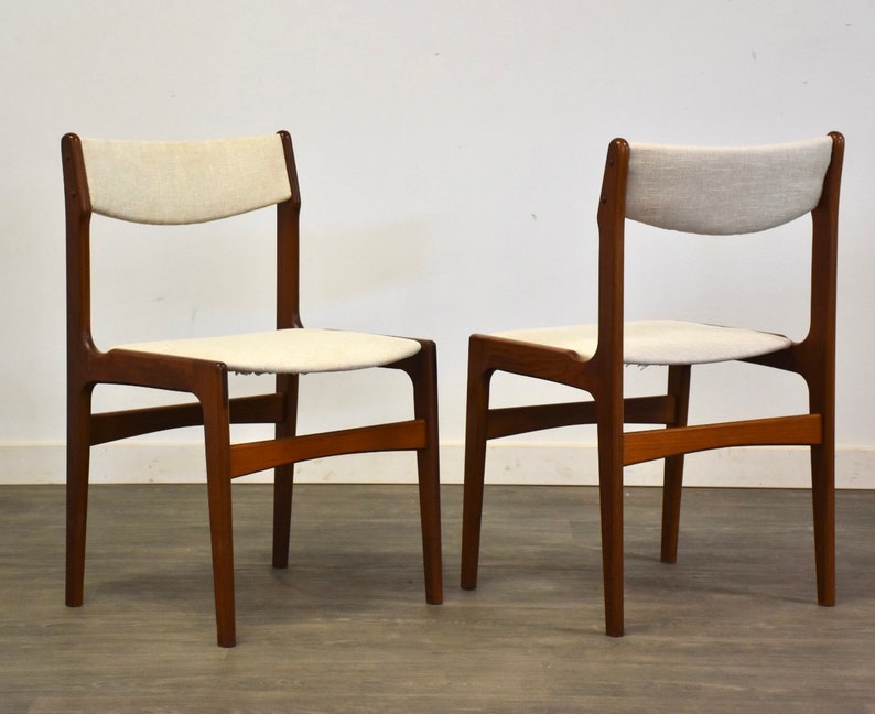 Danish Modern Teak Dining Chairs Set of 4 image 4