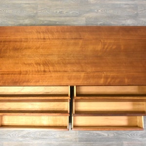 Walnut Mid Century Modern Dresser by Bassett image 2
