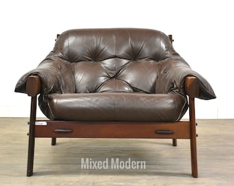 Percival Lafer Leather Lounge Chair