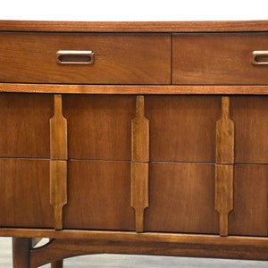 Walnut Mid Century Modern Dresser image 7