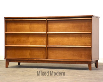 Birch Mid Century Dresser