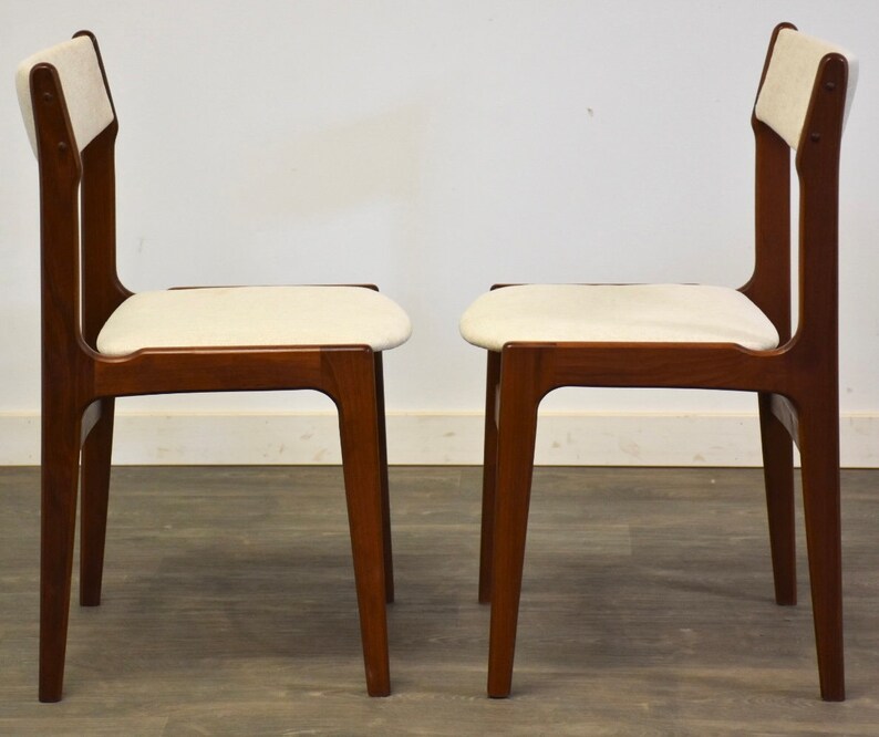 Danish Modern Teak Dining Chairs Set of 4 image 5