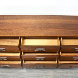 Walnut Long Dresser by Bassett image 4